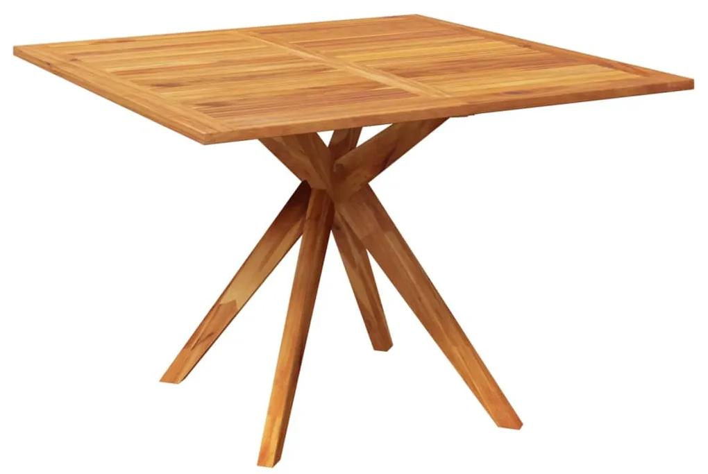 Set mobilier de gradina, 5 piese, lemn masiv de acacia 110 cm table length, 5