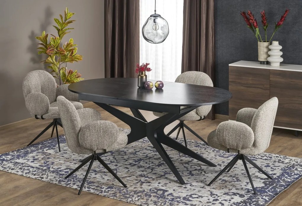 Masa extensibila Sandro neagra L180-240 cm
