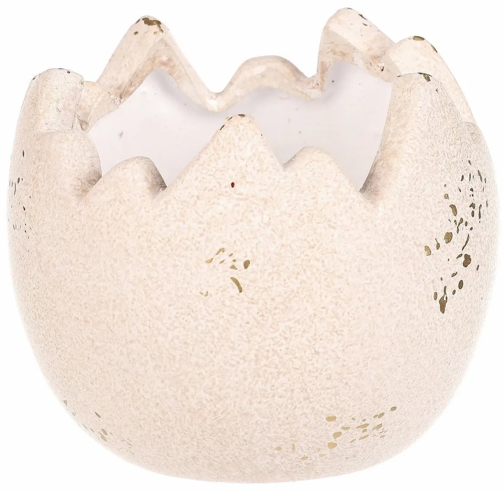 Vase de ceramică pentru flori Coajă în picioare,13 x 13 x 11 cm