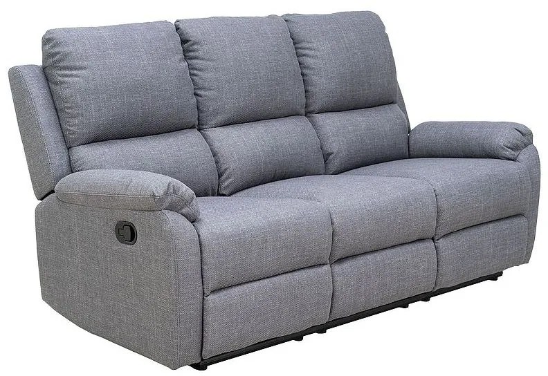 Canapea Recliner Spencer 3 Stofa Gri