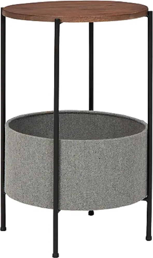 Masuta rotunda cu cos depozitare 60 cm