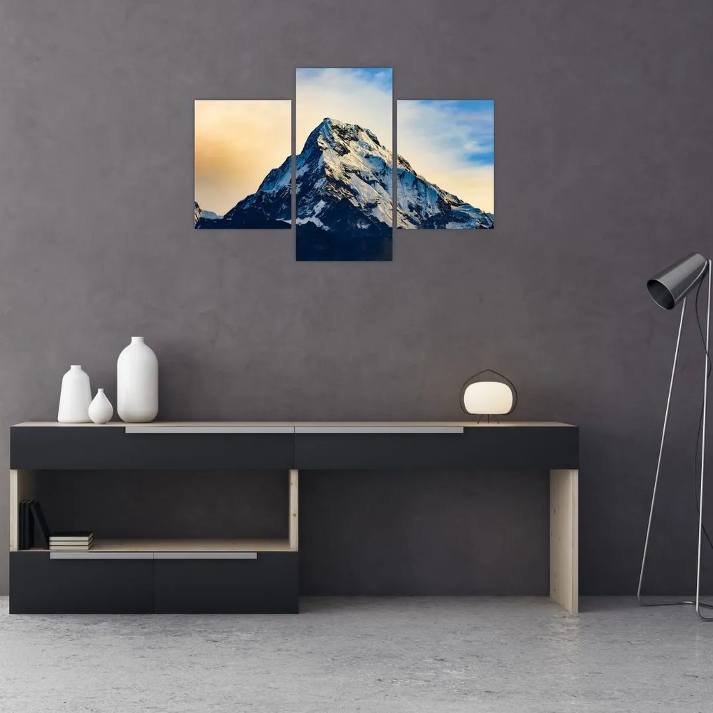 Tablou cu munții înzăpeziți, Nepal (90x60 cm)