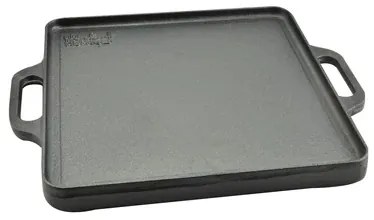 Placa grill BBQ față dublă 32x32cm, fonta Perfect Home 12970