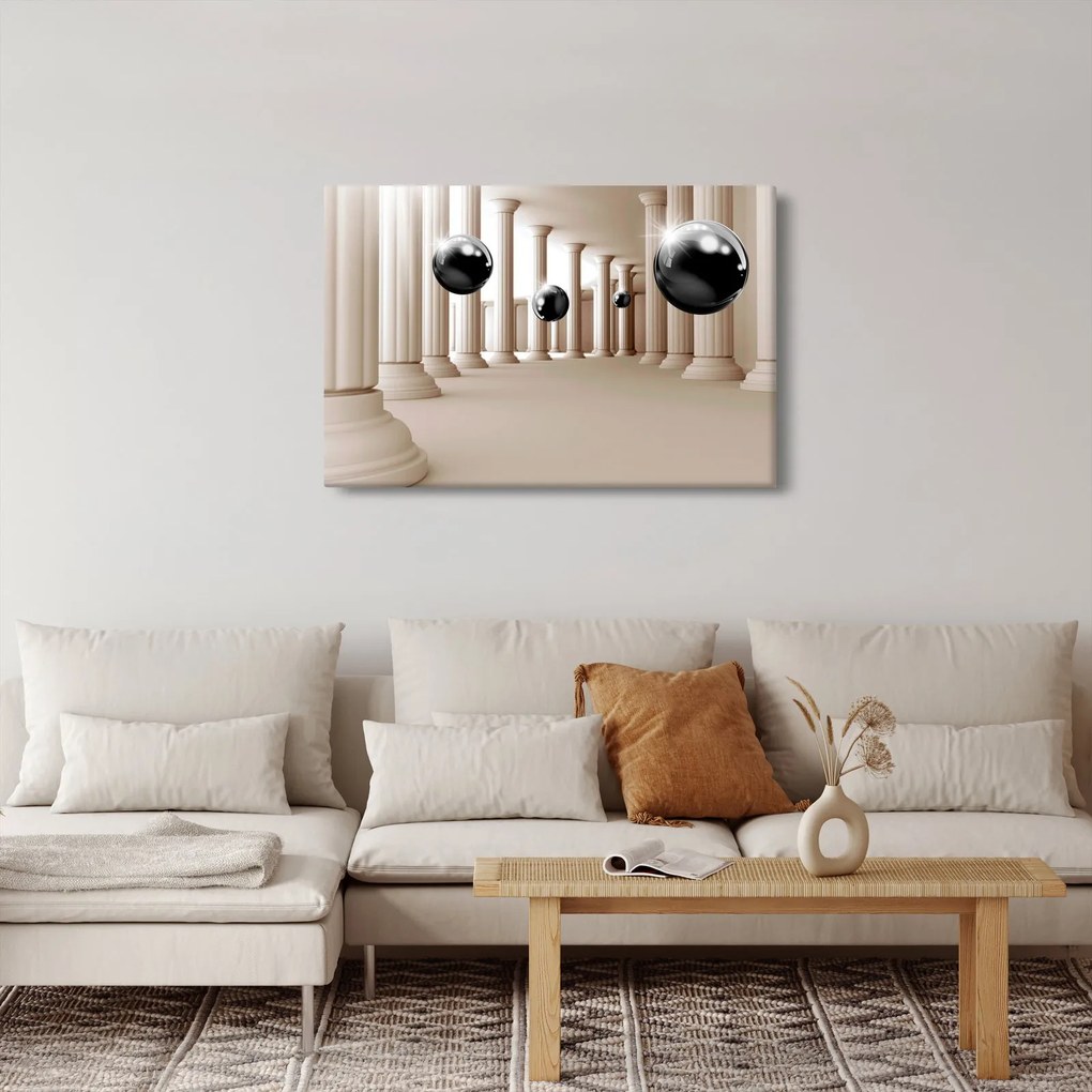 Tablou - Minge între stâlpi (90x60 cm)