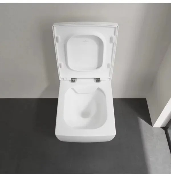 Vas WC rimless suspendat, Villeroy&amp;Boch Memento 2.0, DirectFlush, 37.5x56cm, Alb Alpin, 4633R001
