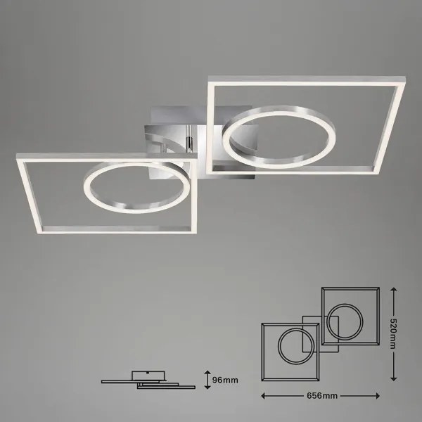 Plafonieră LED dimabilă Briloner 3135-018 FRAME LED/43,8W/230V 3000K