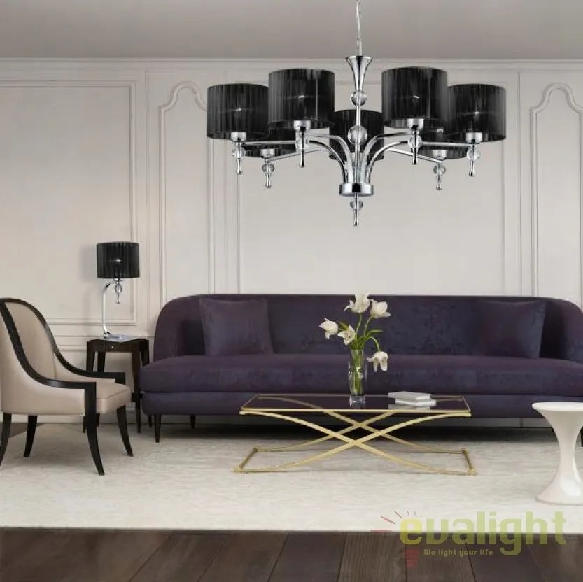 Candelabru design elegant Impress 7 Black