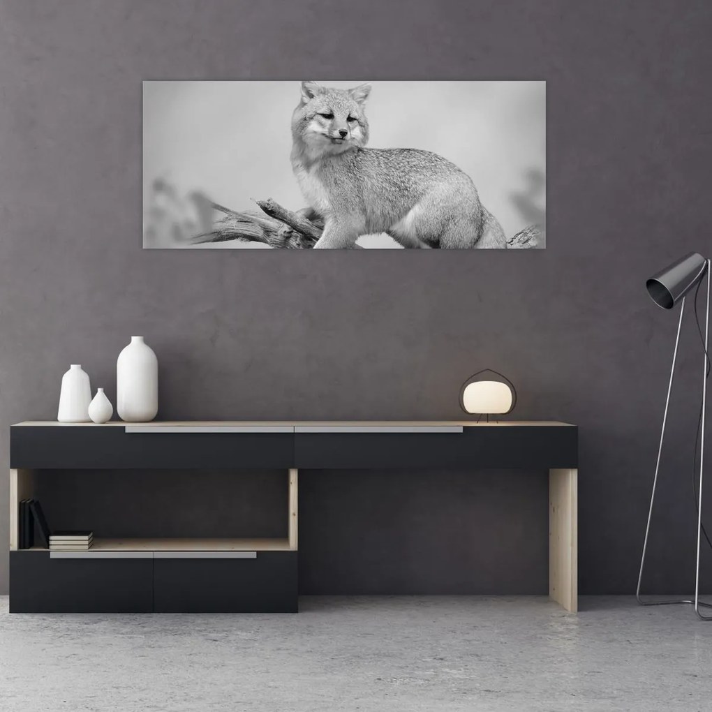 Tablou - Vulpe gri (120x50 cm)