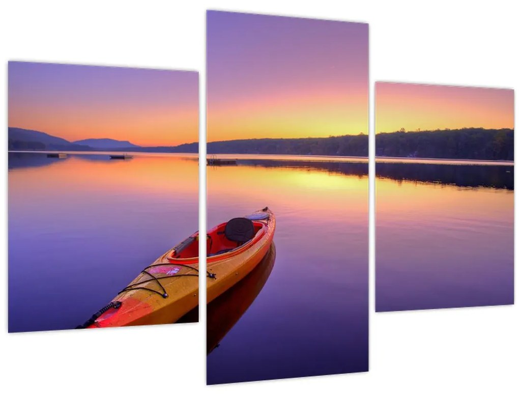 Tablou - Kayak pe lac (90x60 cm)