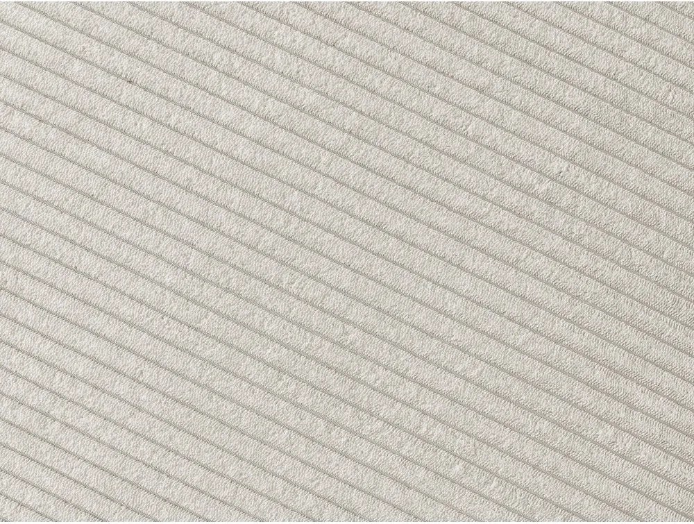 Canapea bej cu tapițerie din catifea reiată 250 cm Tina – Bobochic Paris