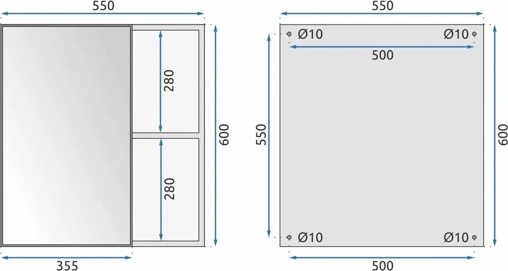 Set de mobilier de baie cu lavoar Astor 60 cm Beige