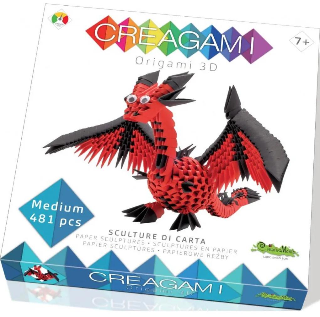 Origami 3D Creagami - Dragon, 481 piese