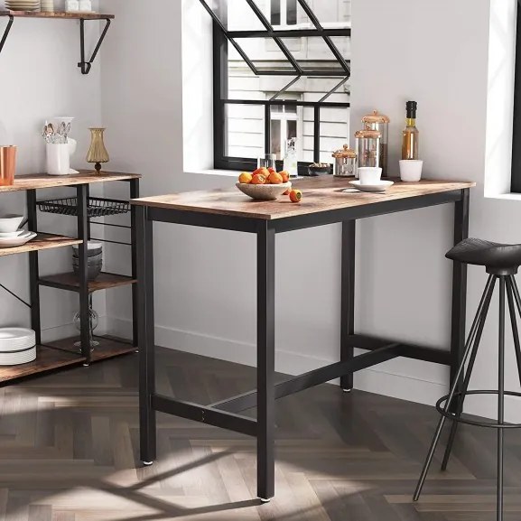 Masa Bar Vintage Maro Rustic, 120 x 60 x 90 cm