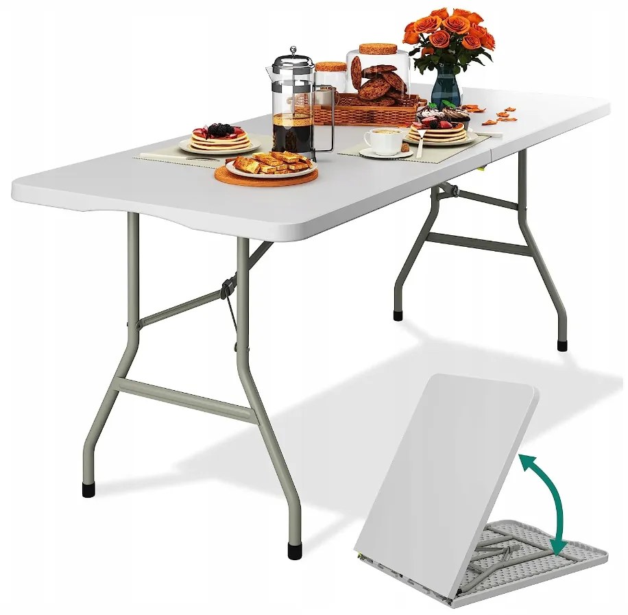Masă pliabilă de catering pentru grădină Lățime: 70 cm | Lungime: 153 cm