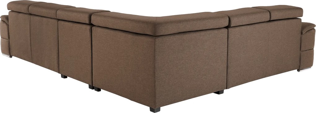 Colţar, gri-maro Taupe, SEGORIA LUX
