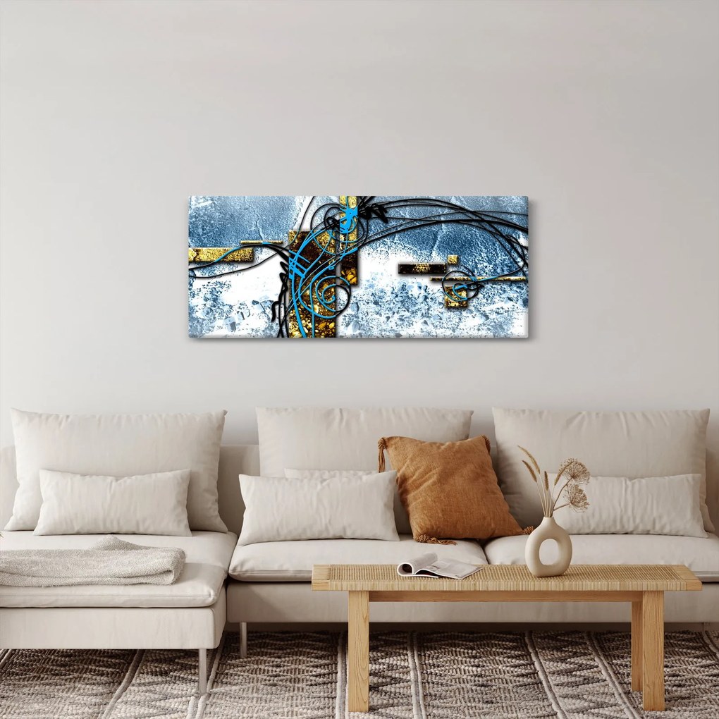 Tablou abstract (120x50 cm)