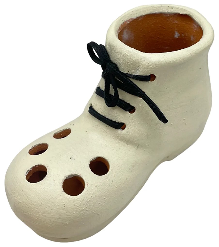 Suport de birou BOOT, Crem, 15x9cm