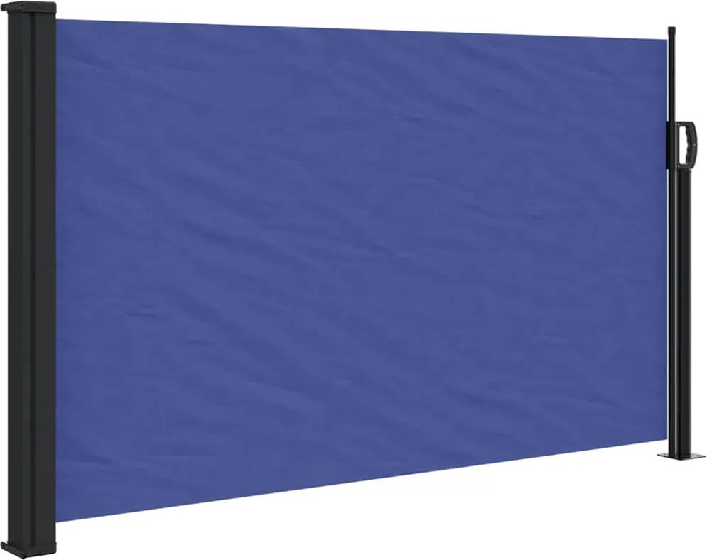 vidaXL Copertina laterală retractabilă, albastru, 120x500 cm