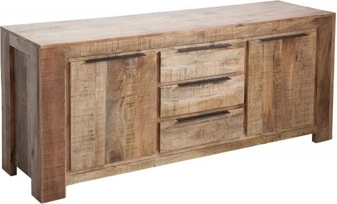 Comoda industrial style Iron Craft mango natur, 175cm