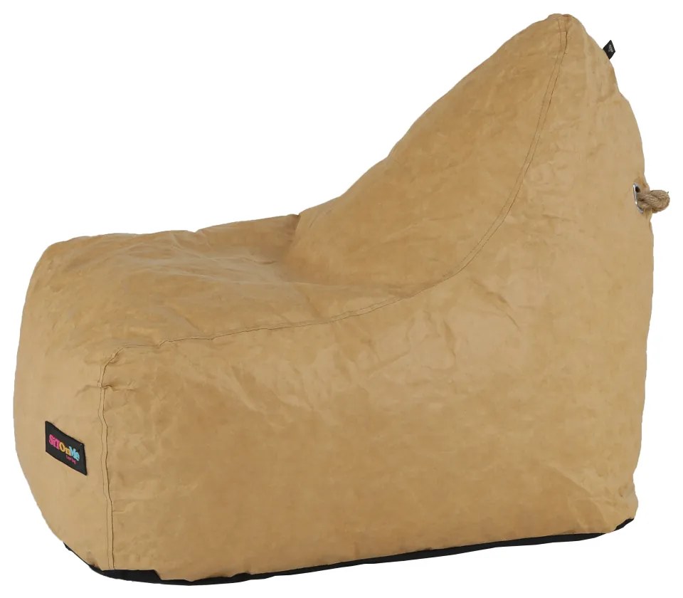 Fotoliu tip sac, material textil bej, RIMINO TIPUL 1
