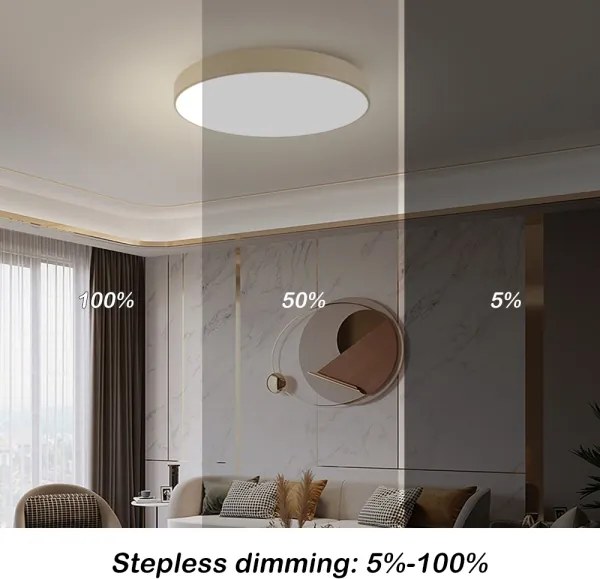 Brilagi - Corp de iluminat POOL SMART LED dimabil/100W/230V 80 cm bej Wi‑Fi Tuya + telecomandă