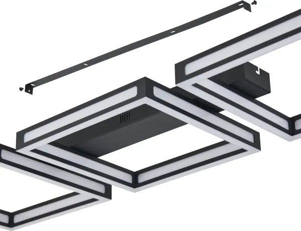 Plafonieră LED ALTAFLOR 3xLED/11,2W/230V neagră Eglo 99789