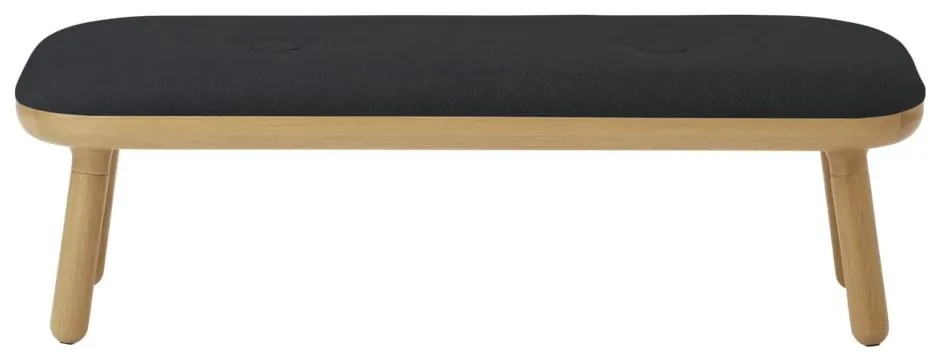 Bancă gri antracit Paff Low – UMAGE