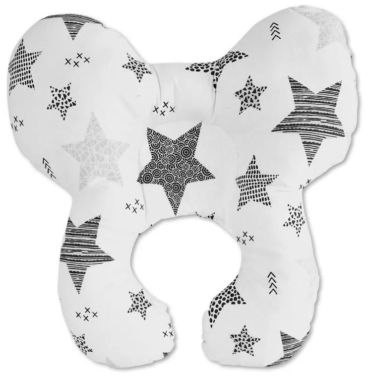 Perna suport cap si gat pentru bebelusi impotriva plagiocefaliei Kidizi Galaxy Grey