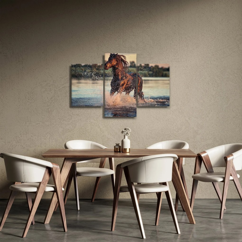Tablou - Cal care aleargă (90x60 cm)