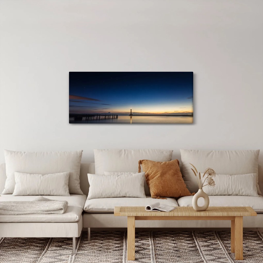 Tablou - Far în zare (120x50 cm)