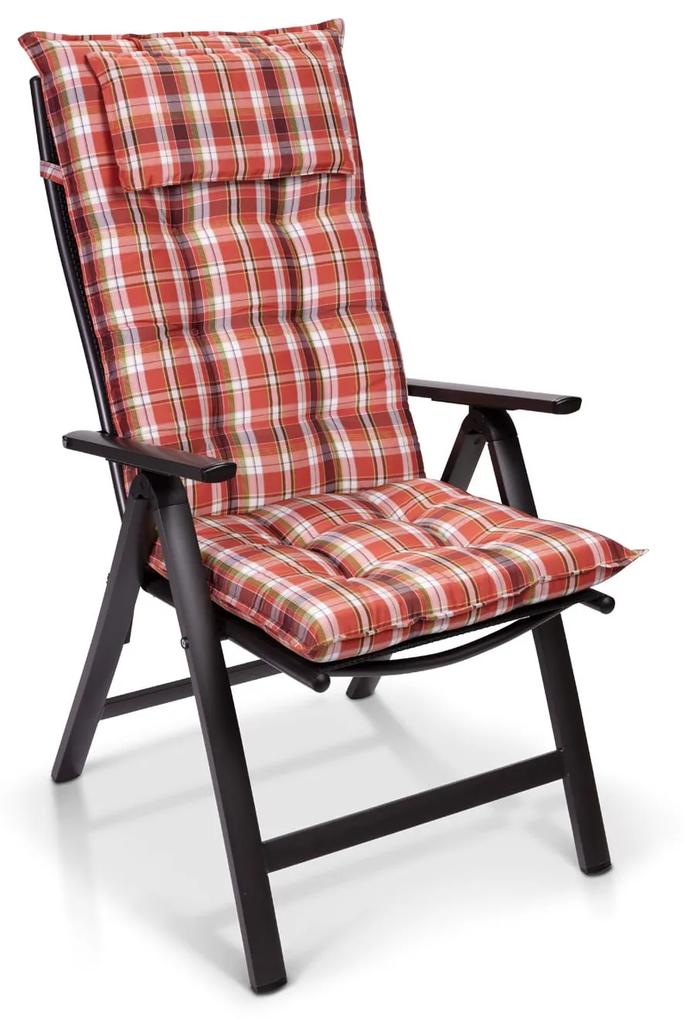Sylt, pernă tapițată, pernă pentru scaun, spătar mai înat, poliester, 50 × 120 × 9 cm, 4 x pernă bancă