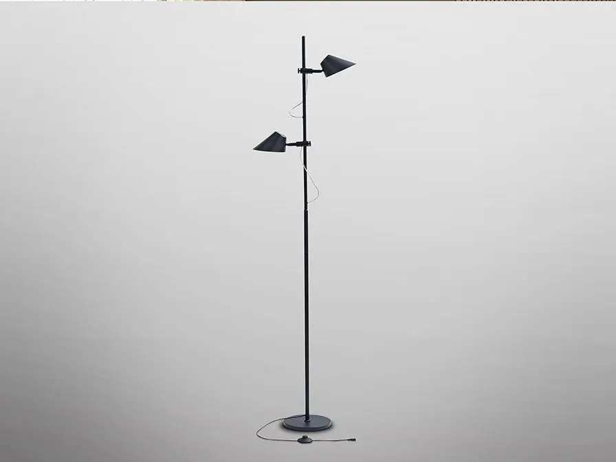 Lampadar/Lampa de podea LED design modern Esino negru