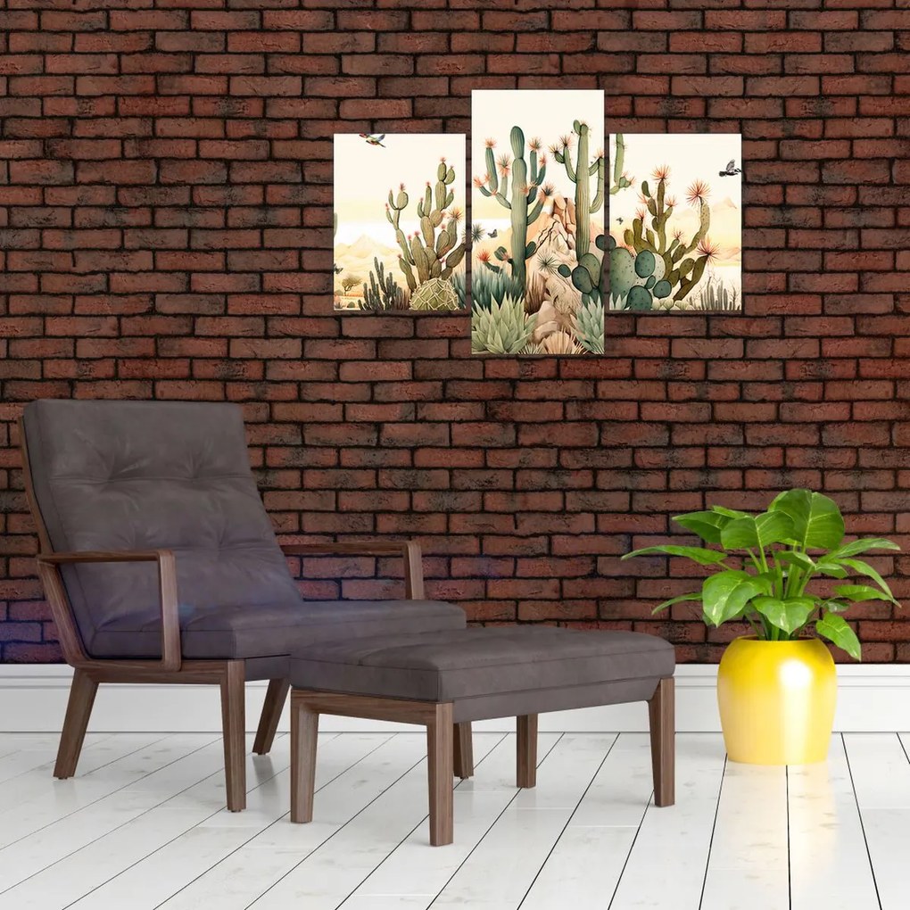 Tablou - Deșert, acvariu (90x60 cm)