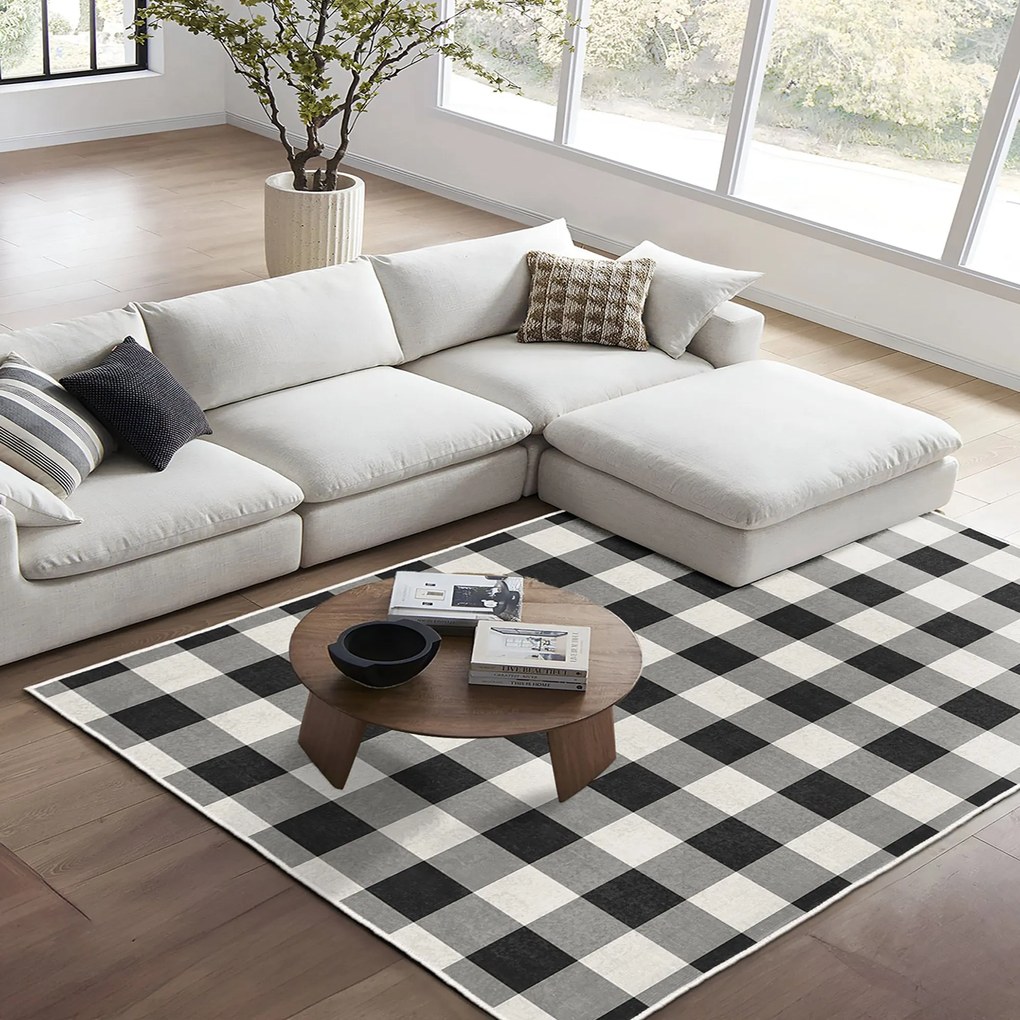 Covor  Conceptum Hypnose 80/120 cm, Culoare: Negru