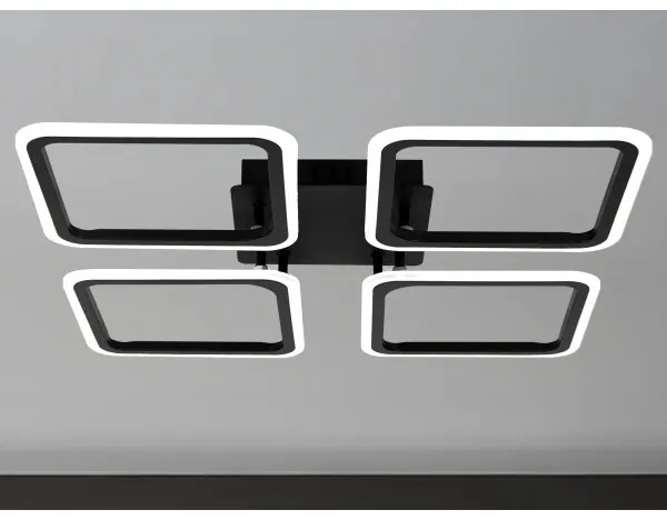 Plafonieră LED dimabilă, 95W/230V, 3000-6500K, cu telecomandă