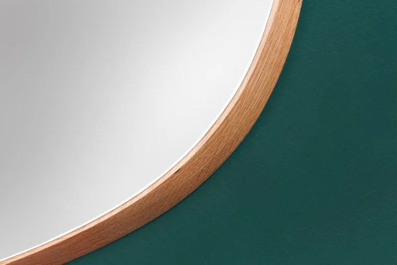 Oglinda decorativa Noemi 70cm stejar natur