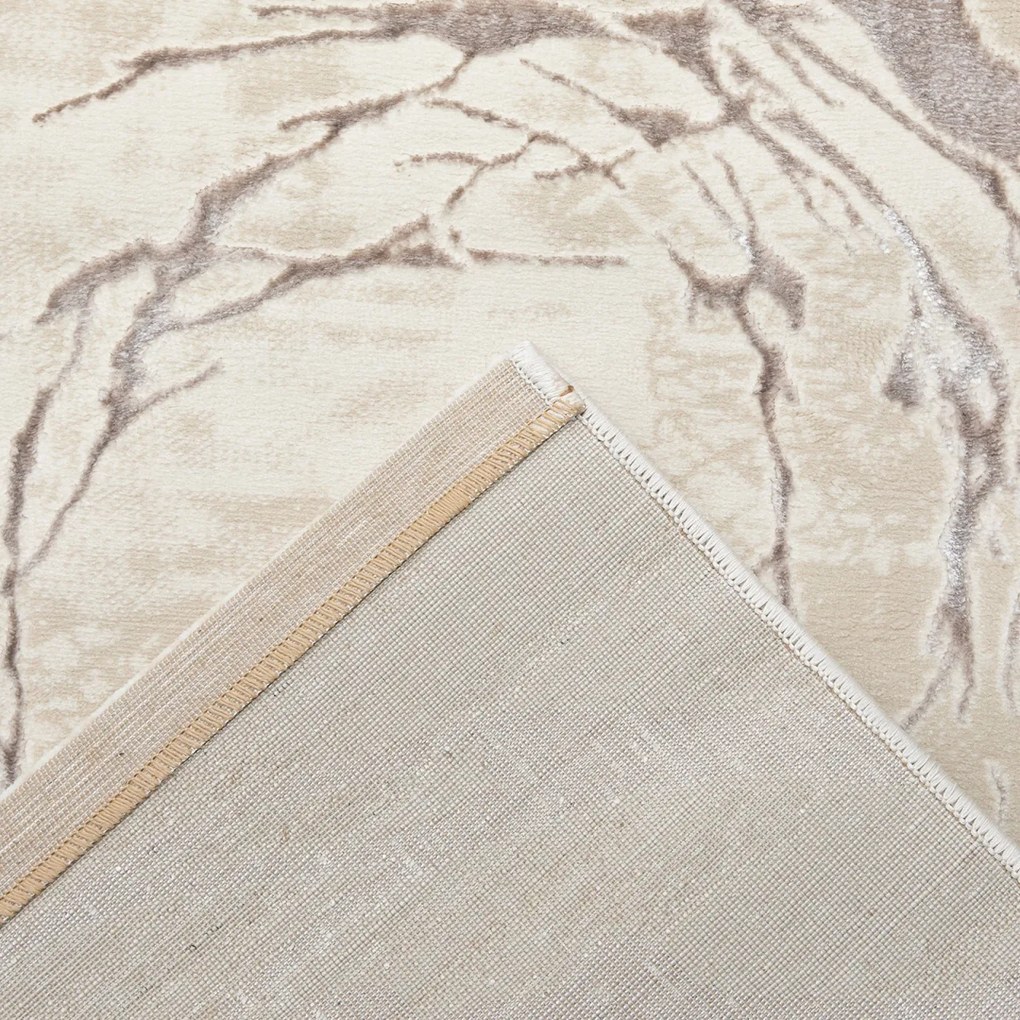 Covor Modern Living , Dormitor Dreptunghiular Elif F353A Crem (Alege dimensiunea: 60 x 130)