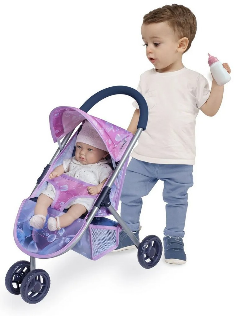 Cărucior sport pentru păpuși Rappa DeCuevas 90276 Magic Bubble 2024 - 55 cm