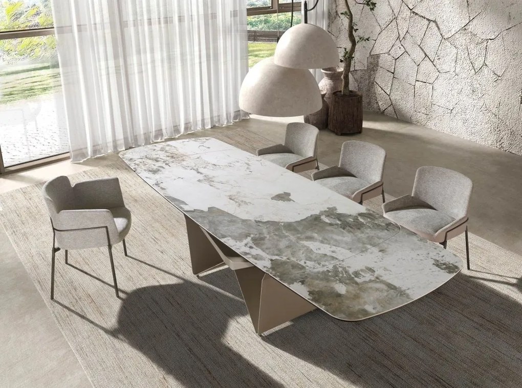 Scaun modern design italian, Tesatura, Grey