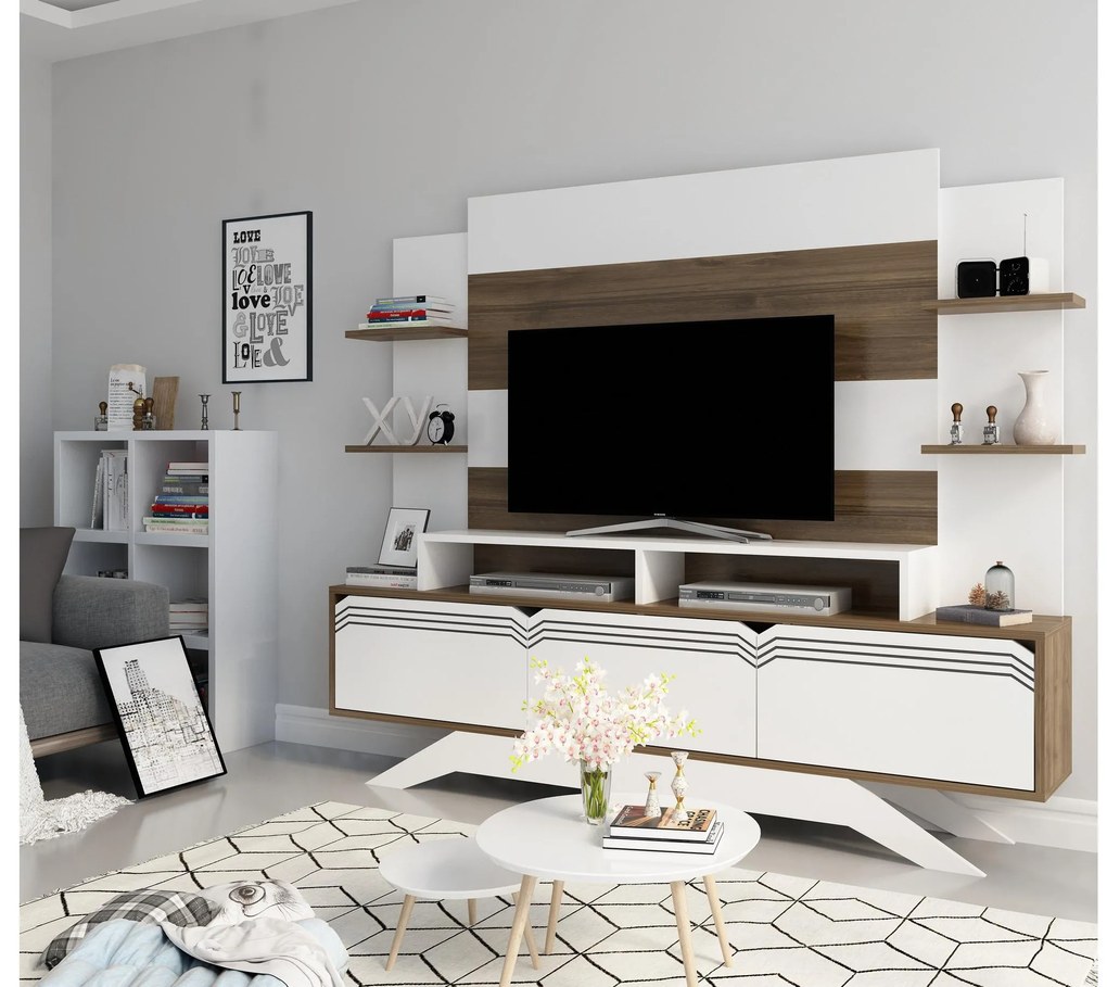 Mobilier living Dajama (Nuc + Alb) . 1102066