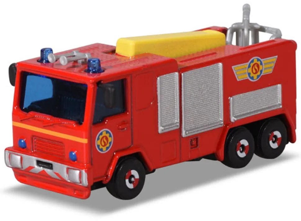 Pista de masini Dickie Toys Fireman Sam, Sam Fire Rescue Team cu 3 masinute, 1 elicopter si 2 figurine