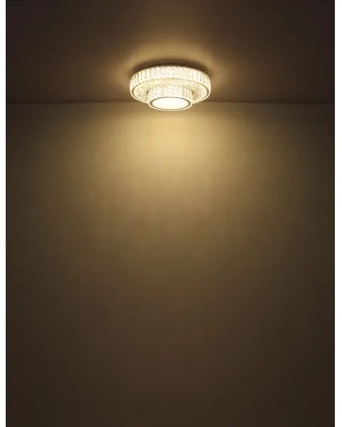 Plafonieră LED dimabilă Globo 67162-50D MUCKY 50W/230V d. 50 cm + telecomandă