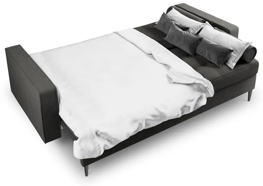 Canapea extensibilă Milo Casa Santo, gri închis