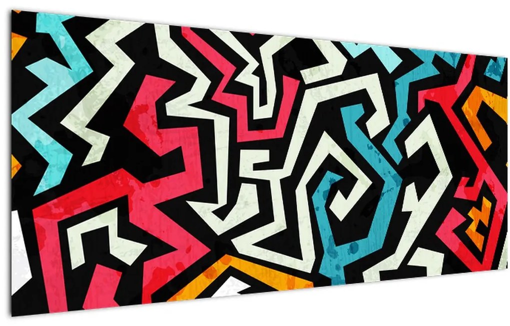 Tablouabstracție grafică (120x50 cm)