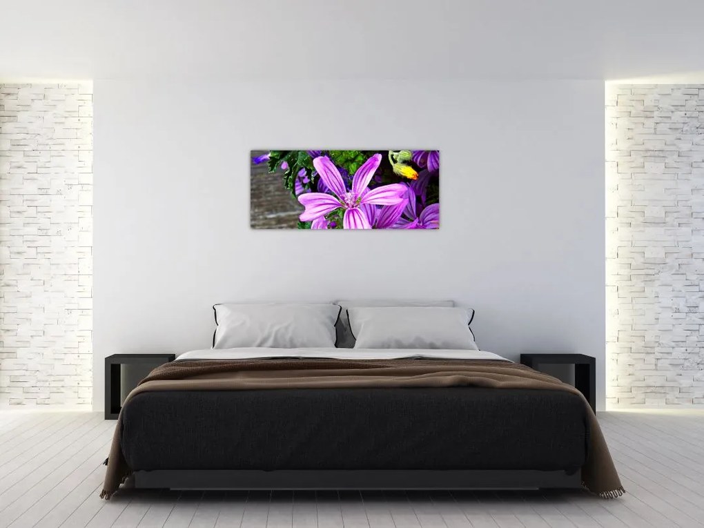 Tablou -flori de câmp (120x50 cm)