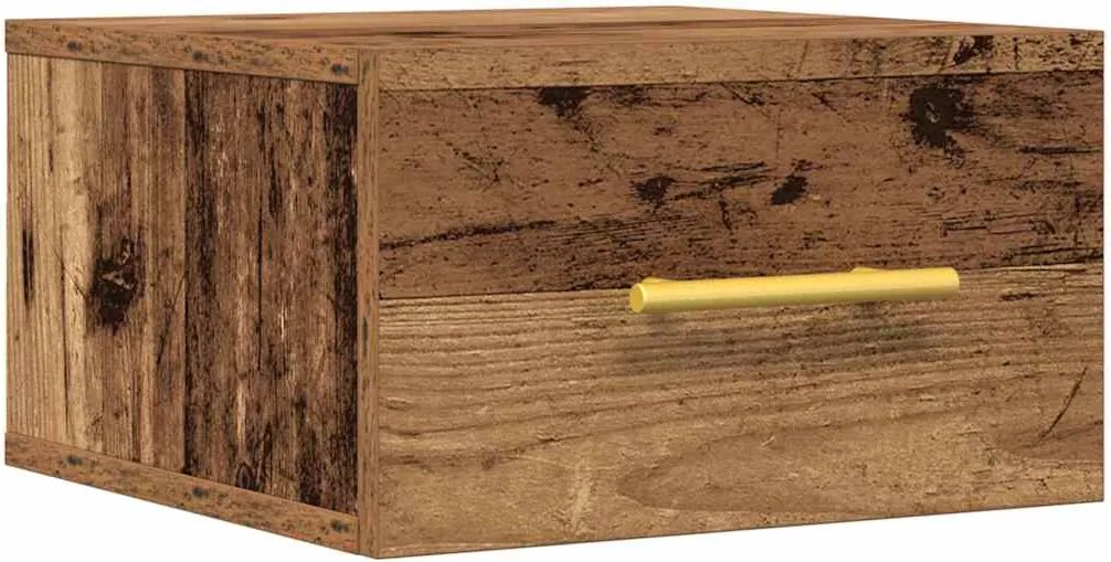 vidaXL Dulap de noapte Lemn vechi 35 x 35 x 20 cm Lemn compozit