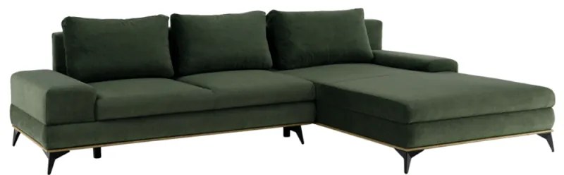 Canapea, Verde, model dreapta, SELBY