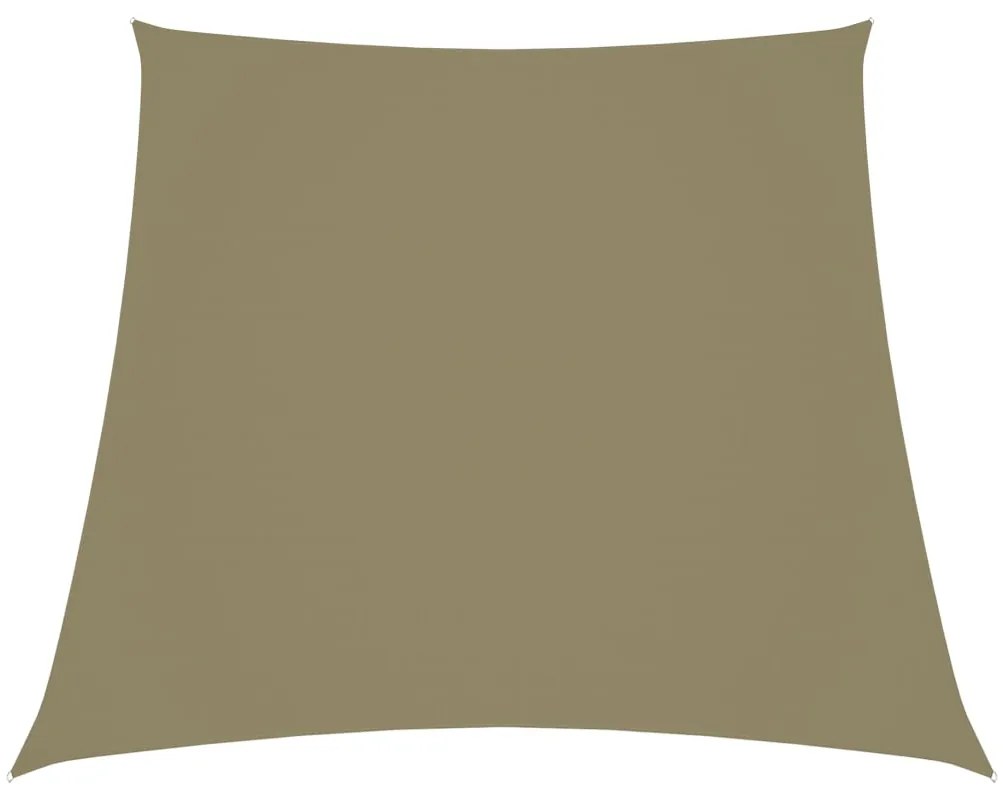 vidaXL Parasolar, bej, 2/4x3 m, țesătură oxford, trapez
