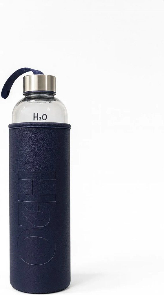 Sticlă F40125 sticlă 6 x 6 x 26 cm Navy blue P14A