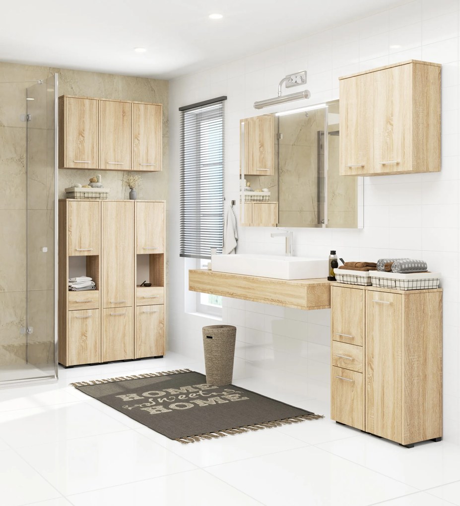 Dulap de baie Farid TYP1 (Stejar sonoma ). 1069777